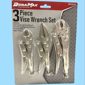 NEW Dura Max Wrench Set, 3-Piece Carbon Steel Chrome